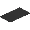 Ipiemme SRL Plan de toilette noir mat L.90 x l.51,5 x ép.2 cm, Pura+* Plan De Travail Buanderie|Plan De Travail Salle De Bains
