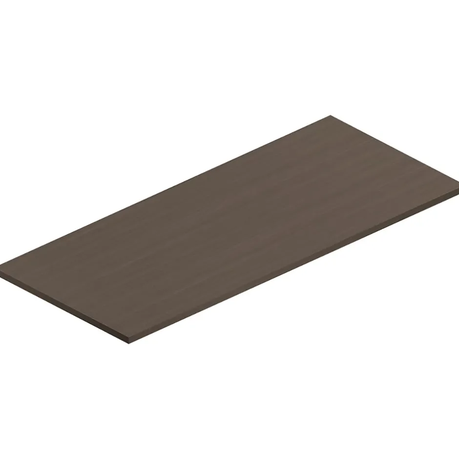 Ipiemme SRL Plan de toilette plaqué noyer L.120 x l.51,5 x ép.2 cm, Pura+