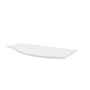 Plan de toilette pour vasque à poser version droite Vague blanc brillant 103,1 cm* Plan De Travail Buanderie|Plan De Travail Salle De Bains