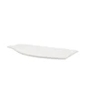 Plan de toilette pour vasque à poser version droite Vague blanc mat 103,1 cm