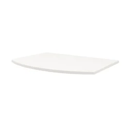 Plan de toilette pour vasque à poser Vague blanc brillant 69,4 cm* Plan De Travail Salle De Bains|Plan De Travail Buanderie