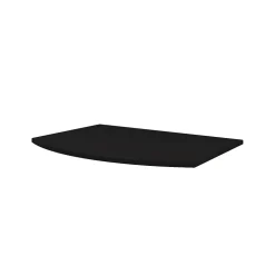 Plan de toilette pour vasque à poser Vague noir mat 69,4 cm* Plan De Travail Buanderie|Plan De Travail Salle De Bains