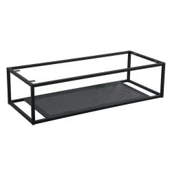 Mob-In Plan de toilette suspendu WILL -Ep. 3,8cm L120cm + structure métal* Etagère Salle De Bains