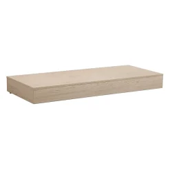 Mob-In Plan de toilette suspendu pour vasque WILL - 120 cm - Ep. 12 cm - Décor Chêne
