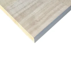Wood&Sens Plan de travail bois massif Hévéa lamellé abouté L.250 x P.65 cm, Ep.26 mm