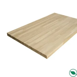 Forestea Plan de travail Chêne massif lamellé collé abouté 2000 x 650 x 26 mm