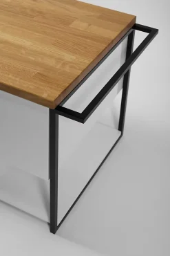 Furnidea Plan de travail en bois chêne massif naturel 50 cm pour meuble de salle de bain* Plan De Travail Salle De Bains