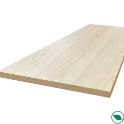 Forestea Plan de travail ilot central stratifié HPL chêne clair 1600 x 900 x 38 mm