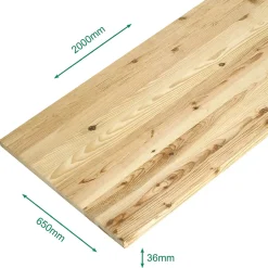 Forestea Plan de travail pin massif 2000 x 800 x 28 mm