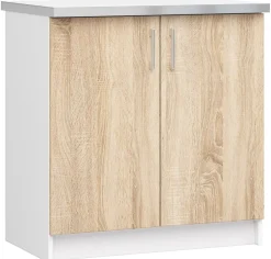 Akord Furniture Factory Plan de travail pour la cuisine AKORD S80 LIMA Blanc 80 cm couleur Blanc 80x54x3,2 cm
