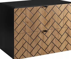 Furnidea Plan de travail pour meuble de salle de bain VENA FLOW noir mat 80 cm* Plan De Travail Salle De Bains