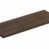 Furnidea Plan de travail pour meuble de salle de bain TERRA VILLA coloris noyer foncé 120 cm* Plan De Travail Salle De Bains