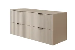 Furnidea Plan de travail pour meuble de salle de bain VENA FLOW cachemire mat 120 cm