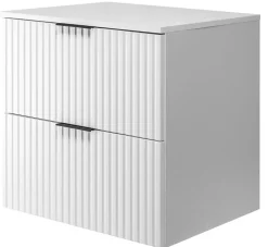 Furnidea Plan de travail pour meuble de salle de bain VENA FLOW blanc mat 60 cm* Plan De Travail Salle De Bains
