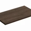 Furnidea Plan de travail pour meuble de salle de bain TERRA VILLA coloris noyer foncé 80 cm* Plan De Travail Salle De Bains