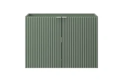 Furnidea Plan de travail pour meuble de salle de bain LINE REED GREEN vert SAUGE 80 CM