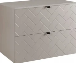 Furnidea Plan de travail pour meuble de salle de bain VENA FLOW cachemire mat 60 cm* Plan De Travail Salle De Bains