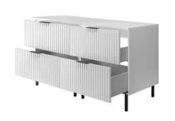 Furnidea Plan de travail pour meuble de salle de bain VENA FLOW blanc mat 120 cm* Plan De Travail Salle De Bains