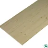 Forestea Plan de travail sapin massif lamellé collé abouté 2500 x 600 x 28 mm