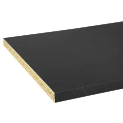 Forestea Plan de travail stratifié CPL Marbre noir 3040 x 640 x 38 mm* Plan De Travail Buanderie
