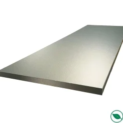 Forestea Plan de travail stratifié HPL aluminium 3000 x 650 x 38 mm* Plan De Travail Buanderie