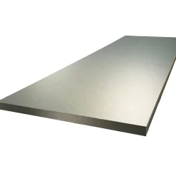 Forestea Plan de travail stratifié HPL aluminium 3000 x 650 x 38 mm* Plan De Travail Buanderie