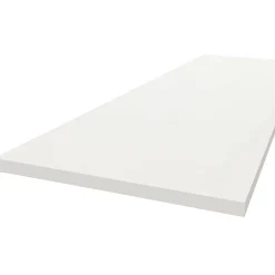 Forestea Plan de travail stratifié HPL blanc 2000 x 650 x 38 mm* Plan De Travail Buanderie