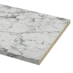 GoodHome Plan de travail stratifié aspect quartzite Berberis L.300 x Ép.3,8 cm