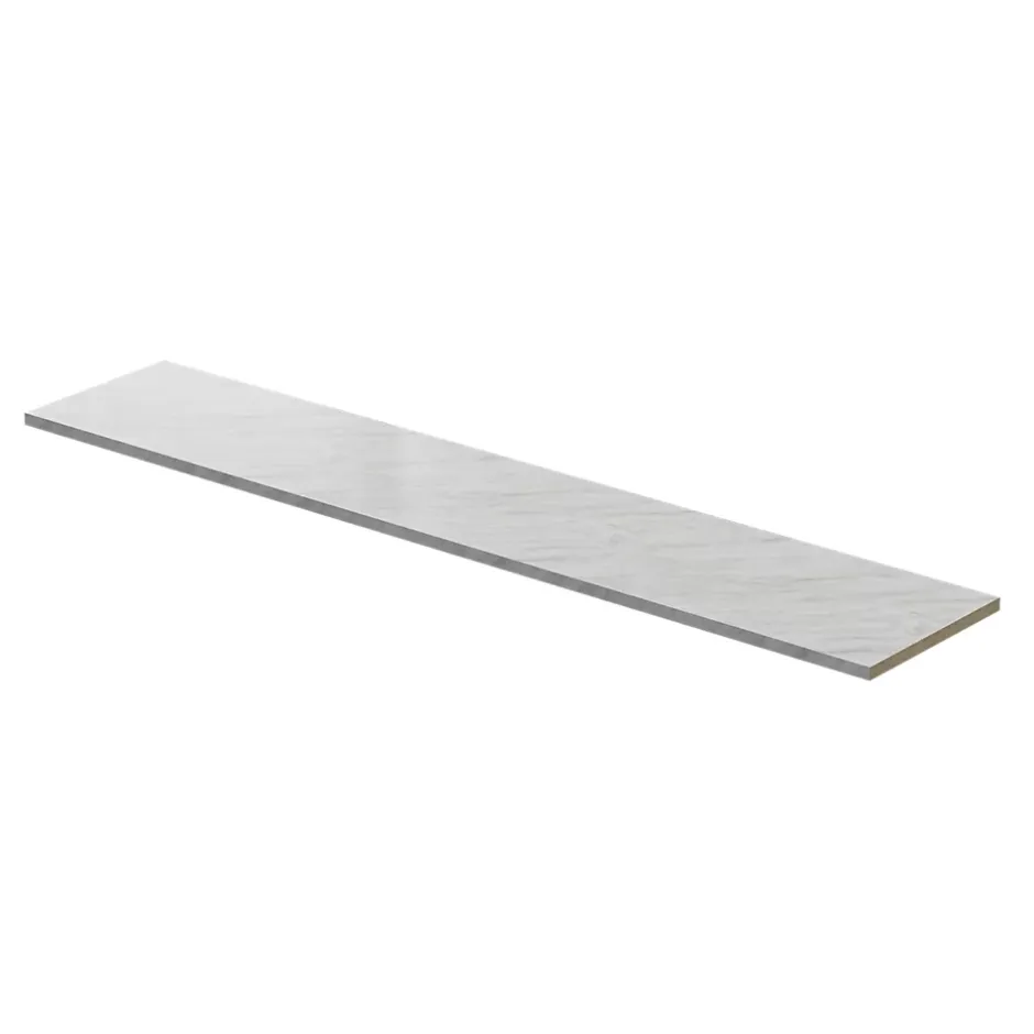 GoodHome Plan de travail stratifié effet soft quartz Kala L.300 x Ép.3,8 cm* Plan De Travail Buanderie