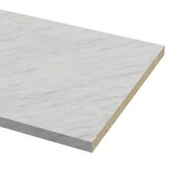 GoodHome Plan de travail stratifié effet soft quartz Kala L.300 x Ép.3,8 cm* Plan De Travail Buanderie