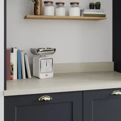 GoodHome Plan de travail stratifié aspect bois pâle Berberis L.300 x Ép.3,8 cm