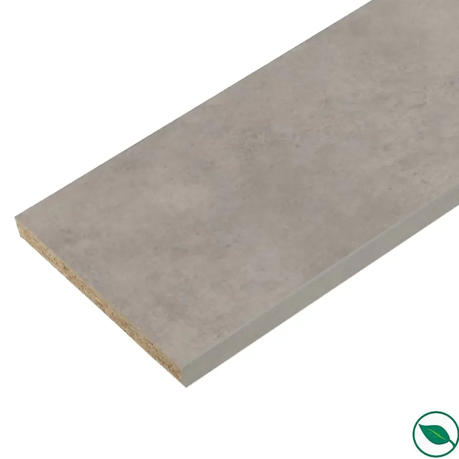 Forestea Plan de travail stratifié béton 1850 x 610 x 28 mm* Plan De Travail Buanderie