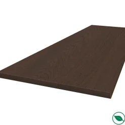 Forestea Plan de travail stratifié HPL chêne brun 3000 x 650 x 38 mm