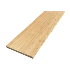 Wood&Sens Plan de vasque Bambou Pré-Huilé bois massif, l.151 x H.49 cm, Ep.36 mm