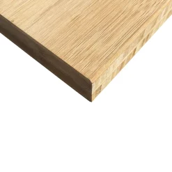 Wood&Sens Plan de vasque Bambou Pré-Huilé bois massif, l.151 x H.49 cm, Ep.36 mm