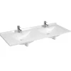Cuisibane Plan double vasque en résine de synthèse RESIPLAN - 140 cm* Plan Double Vasque