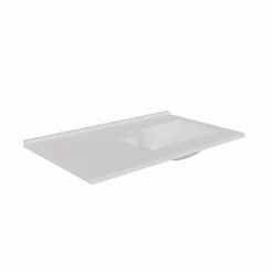 Cuisibane Plan simple vasque déportée à droite RESILOGE - 90 cm