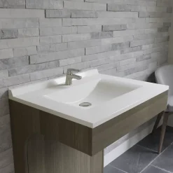 Cuisibane Plan simple vasque en résine de synthèse RESIPLAN - 70 cm* Plan Simple Vasque
