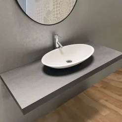 Byca Plan suspendu - 120cm - aspect béton ciré