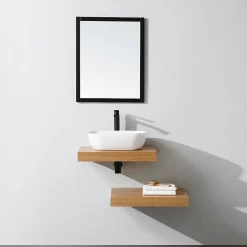 Stano Plan suspendu pour vasque TOP chêne 60 x 46 cm
