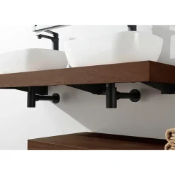 Stano Plan suspendu pour vasque TOP noyer 100 x 46 cm