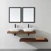 Stano Plan suspendu pour vasque TOP noyer 120 x 46 cm