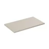 Meublorama Plan vasque BELLA 80 cm Coloris marron congo Finition mate pour meuble suspendu