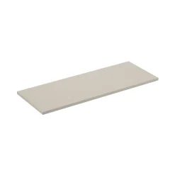 Meublorama Plan vasque BELLA 120 cm Coloris marron congo Finition mate pour meuble suspendu* Plan Double Vasque