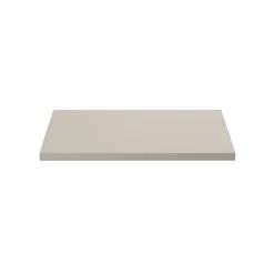 Meublorama Plan vasque BELLA 60 cm Coloris marron congo Finition mate pour meuble suspendu* Plan Double Vasque
