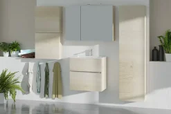 Plan vasque blanc en céramique l.60 cm, Calao