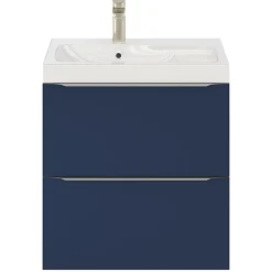 GoodHome Plan vasque blanc en résine l.60 cm Mila