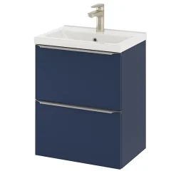 GoodHome Plan vasque faible profondeur blanc Nira 50 cm
