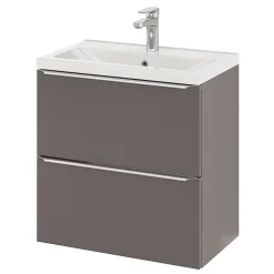 GoodHome Plan vasque faible profondeur blanc Nira 60 cm* Plan Simple Vasque