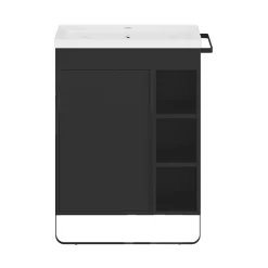 GoodHome Plan vasque faible profondeur blanc Nira 60 cm* Plan Simple Vasque
